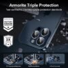 Bsoukmart iPhone 15 Pro Max/15 Pro/14 Pro Max/14 Pro Camera Lens Protector Compatible for 15 Pro Max/15 Pro/14 Pro Max/14 Pro iPhone Accessories - Image 3