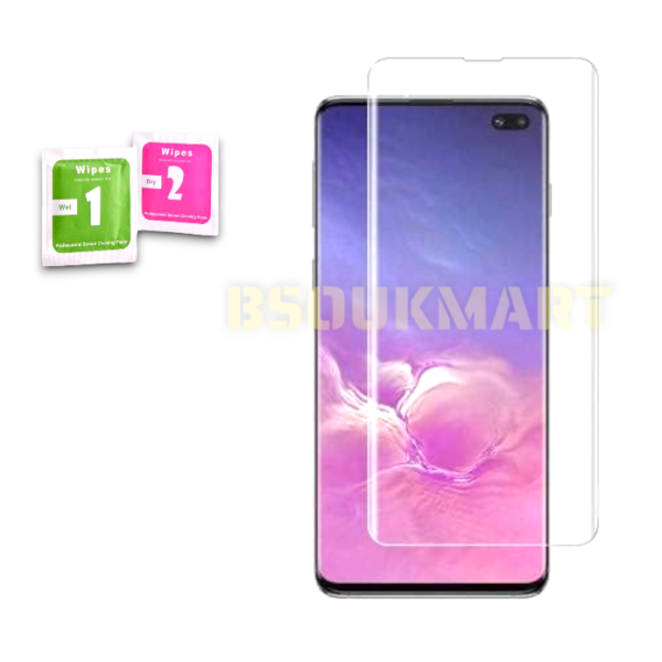 Bsoukmart Tempered Glass Screen Protector with Wipes Kit For Samsung Galaxy S10 5G