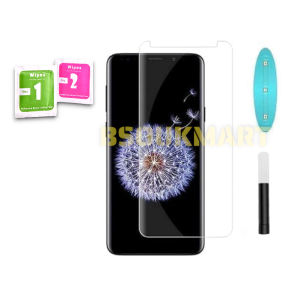 Bsoukmart Tempered Glass Screen Protector with Wipes Kit For Samsung?Galaxy S8+