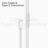 Bsoukmart Buds 30C Type- C in Ear Earphone with in-line MIC, Rich 14.2mm Driver, Volume Control, 1.2m Cable, Call Function (White) - Image 3