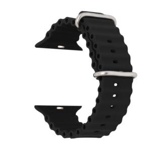 Bsoukmart Straps Compatible with Apple Watch 42mm 44mm 45mm 49mm, Replacement Band Soft Silicone Sport Strap for iWatch Ultra Series 8/7/6/5/4/3/2/1 SE