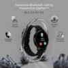 Bsoukmart beatXP Vector 1.30” HD Display Bluetooth Calling Smart Watch, Rotary Crown, 320 * 320px, 60Hz Refresh Rate, 100+ Sports Modes, 24/7 Health Tracking (Black) - Image 2