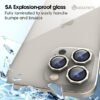 Bsoukmart Octagon Lens Protector Compatible With iPhone 16 Pro & iPhone 16 Pro Max - Image 5