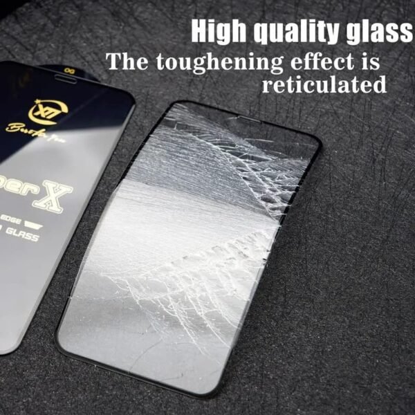 Bsoukmart for Samsung Galaxy A16 Tempered Glass (Super X OG Glass) Full Screen Coverage Edge to Edge with Easy Installation Kit, (Black) Pack of 1 - Image 5