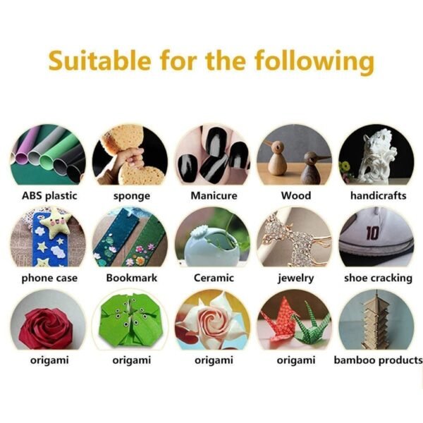 Bsoukmart T 7000 50ml Mobile Display Black Glue, Multipurpose Fabric Glue, Mobile Glue for Screen Repairing, This can also be used for Jewelry, Shoes, Art and Crafts. (Black) - Image 9