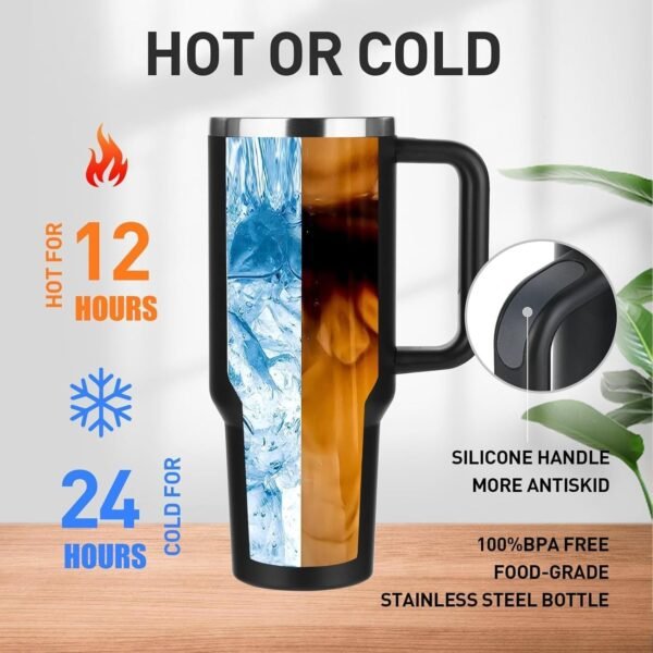 Bsoukmart Thermo Tumbler with Straw - Image 3