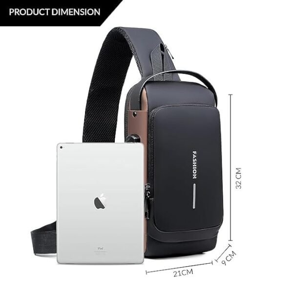 Bsoukmart Crossbody Sling Bag Fashion Chest Bag Shoulder Bag Messenger Bags For Men Women - Image 3