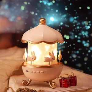 BSoukmastToy Imagine Night Projector Lamp – 360° Rotating LED Starry Light with Moon, Ocean Wave & Astronaut Effects – USB Powered for Bedroom Décor – Multicolor Gift for All Ages