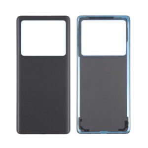 Bsoukmart Back Panel Cover for Vivo X80 5G-Black
