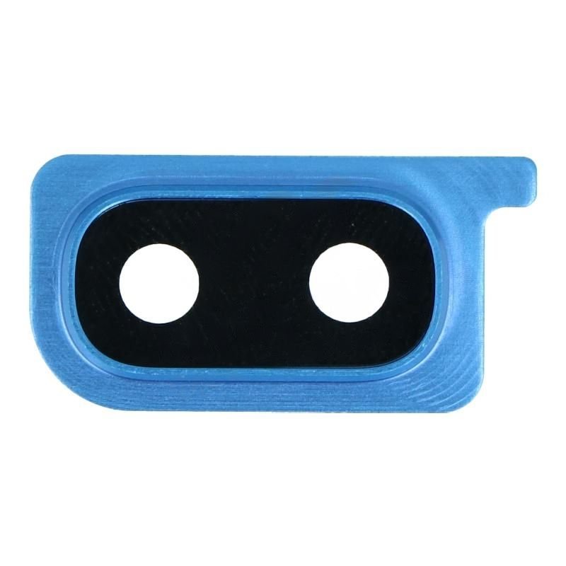 BSoukmart Camera Lens Glass with Frame for Samsung Galaxy A30 Blue