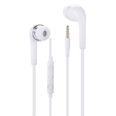 BSoukmart Earphone for Samsung Galaxy S22 5G - Handsfree, In-Ear Headphone, White