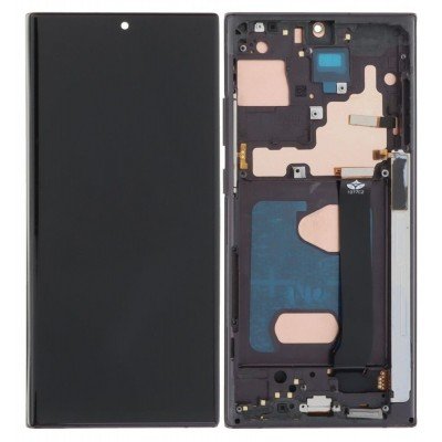 BSoumart LCD with Touch Screen for Samsung Galaxy Note 20 Ultra 5G - Black (display glass combo folder)