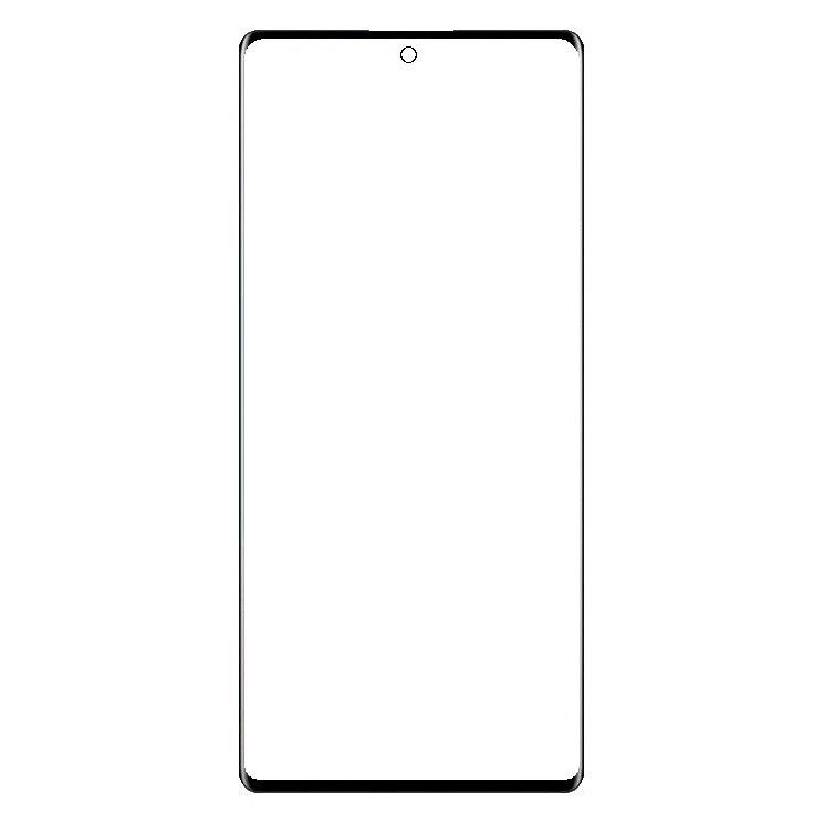 BSoukmart Front Glass for Vivo X80 Pro 5G - Black