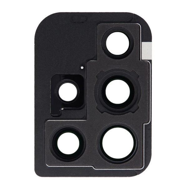 BSoukmart Camera Lens Glass with Frame for Samsung Galaxy A51 Black - Image 3