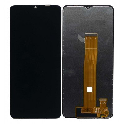 BSoukmart LCD with Touch Screen for Samsung Galaxy M12 - Black (display glass combo folder)