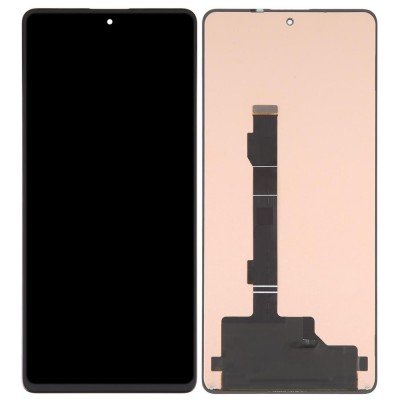 BSoukmart LCD with Touch Screen for Xiaomi Redmi Note 12 Pro - Black (display glass combo folder)