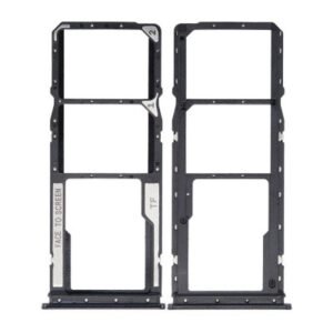 BSoukmart SIM Card Holder Tray for Xiaomi Redmi Poco C3 - Black